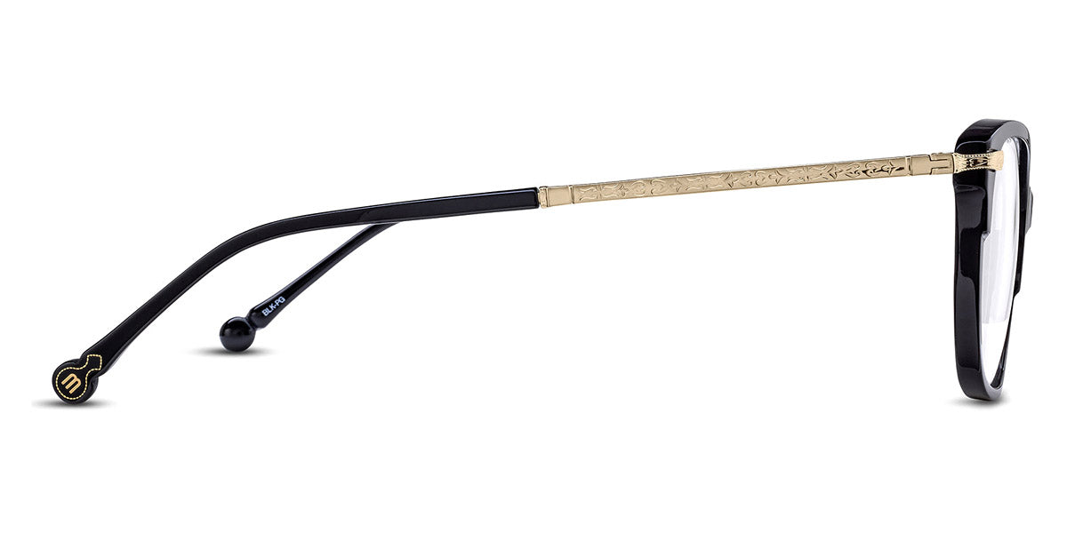 Matsuda® M2065 MTD M2065 Black 51 - Black - Pale Gold Eyeglasses
