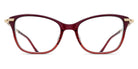 Matsuda® M2065 MTD M2065 Bordeaux 51 - Bordeaux Gradient - Brushed Gold Eyeglasses