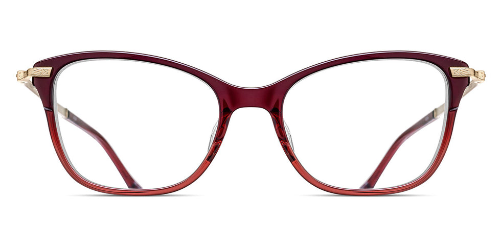 Matsuda® M2065 MTD M2065 Bordeaux 51 - Bordeaux Gradient - Brushed Gold Eyeglasses