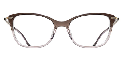 Matsuda® M2065 MTD M2065 Brown 51 - Smoky Brown Gradient - Antique Gold Eyeglasses