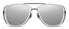 Matsuda® M3023 MTD M3023 Matte Black/Matte White/Silver Mirror 52 - Matte Black/Matte White / Silver Mirror Sunglasses