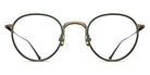 Matsuda® M3085-I MTD M3085-I Antique Gold/Bottle Green 47 - Antique Gold / Bottle Green Eyeglasses