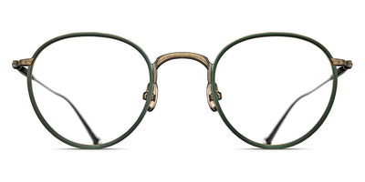 Matsuda® M3085-I MTD M3085-I Antique Gold/Bottle Green 47 - Antique Gold / Bottle Green Eyeglasses