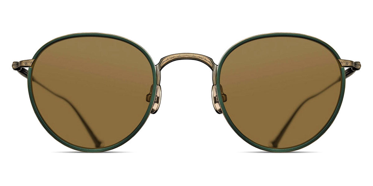 Matsuda® M3085-I Antique Gold / Bottle Green Sunglasses