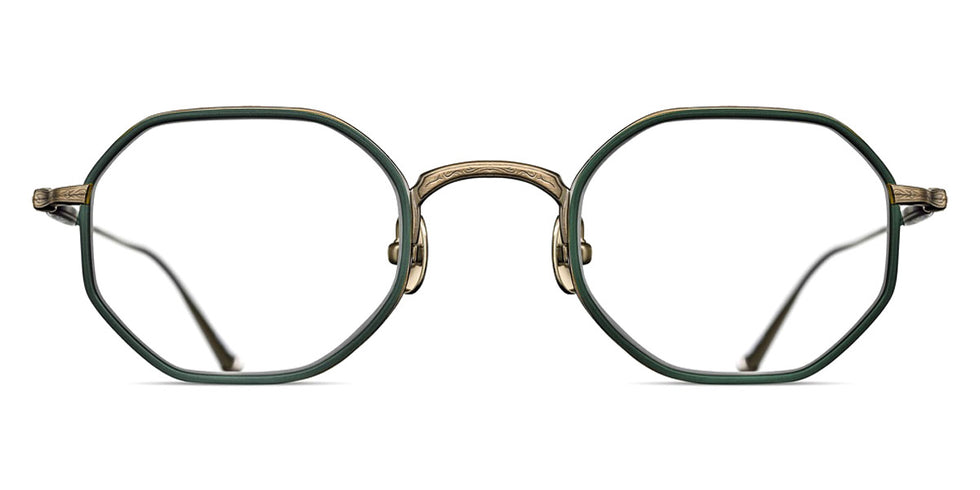 Matsuda® M3086-I MTD M3086-I Antique Gold/Bottle Green45 - Antique Gold / Bottle Green Eyeglasses