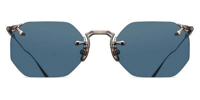 Matsuda® M3104-B Antique Gold / Blue Grey Sunglasses