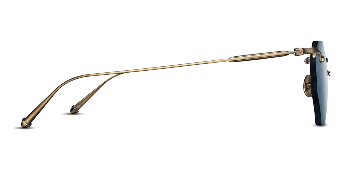 Matsuda® M3104-B Antique Gold / Blue Grey Sunglasses