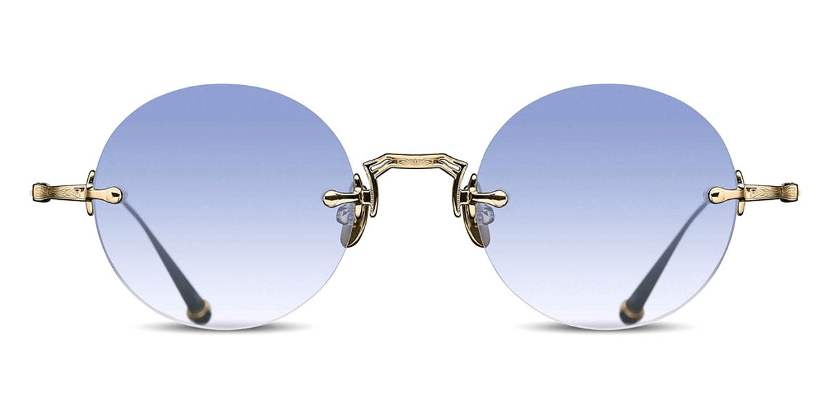 Matsuda® M3105-D Brushed Gold / Cafe Blue Gradient Sunglasses