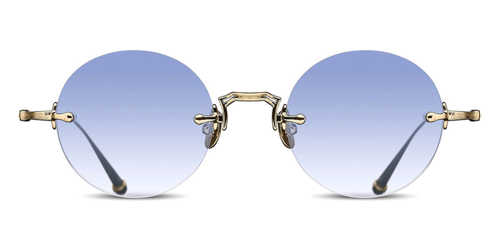 Matsuda® M3105-D Brushed Gold / Cafe Blue Gradient Sunglasses