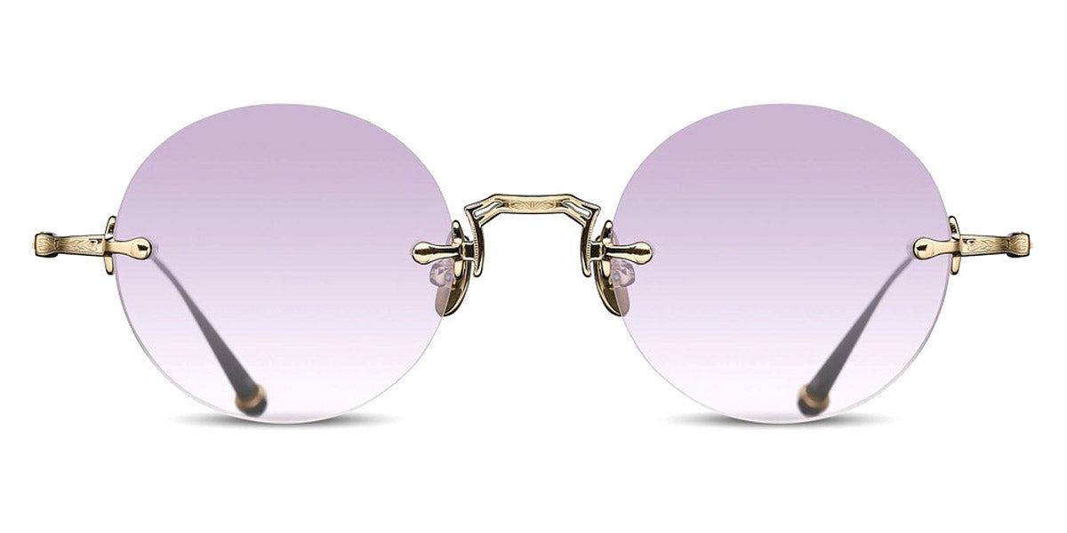 Matsuda® M3105-D Antique Gold / Cafe Violet Gradient Sunglasses