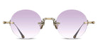 Matsuda® M3105-D Antique Gold / Cafe Violet Gradient Sunglasses