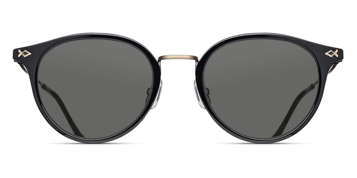Matsuda® M3114 MTD M3114 Antique Gold/Black Tortoise / Gray 50 - Antique Gold/Black Tortoise Sunglasses