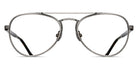Matsuda® M3116 MTD Antique Silver/Navy 54 - Antique Silver Navy Eyeglasses