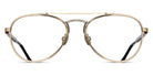 Matsuda® M3116 MTD Brushed Gold/Black 54 - Brushed Gold / Black Eyeglasses