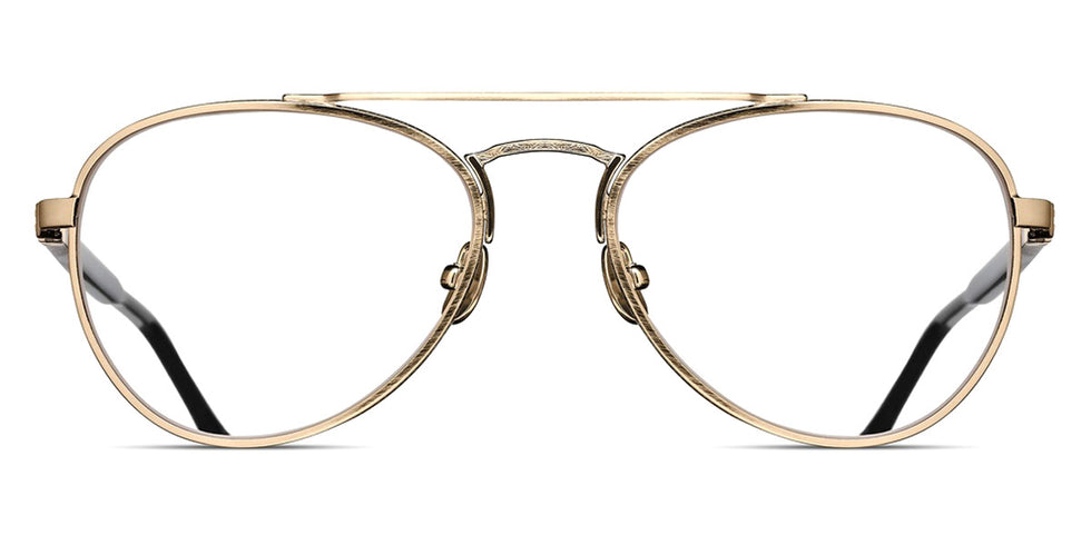 Matsuda® M3116 MTD Brushed Gold/Black 54 - Brushed Gold / Black Eyeglasses