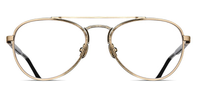 Matsuda® M3116 MTD Brushed Gold/Black 54 - Brushed Gold / Black Eyeglasses