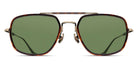 Matsuda® M3123 MTD M3123 Antique Gold/Dark Tortoise/Sage Green 55 - Antique Gold/Dark Tortoise / Sage Green Sunglasses