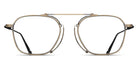 Matsuda® M3129 MTD M3129 Antique Gold 51 - Antique Gold Eyeglasses