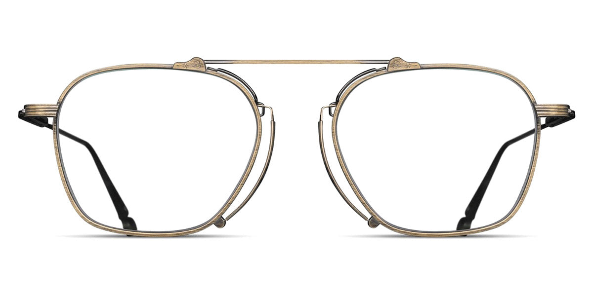 Matsuda® M3129 MTD M3129 Antique Gold 51 - Antique Gold Eyeglasses