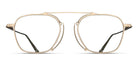 Matsuda® M3129 MTD M3129 Brushed Gold 51 - Brushed Gold Eyeglasses