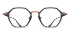 Matsuda® M3133 MTD M3133 Copper Brown/Matte Black 47 - Copper Brown/Matte Black Eyeglasses