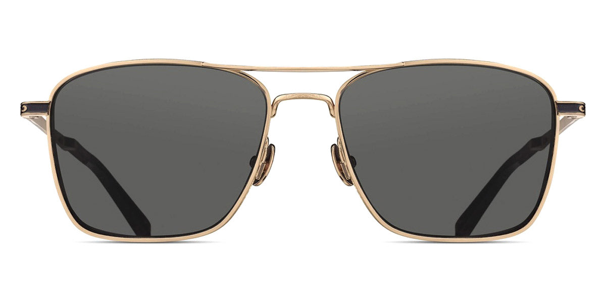 Matsuda® M3135 MTD M3135 Brushed Gold/Grey 56 - Brushed Gold/Grey Sunglasses