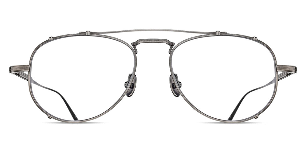 Matsuda® M3142 MTD M3142 Antique Silver 52 - Antique Silver Eyeglasses
