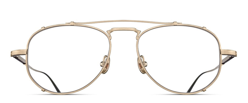 Matsuda® M3142 MTD M3142 Brushed Gold 52 - Brushed Gold Eyeglasses
