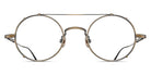 Matsuda® M3143 MTD M3143 Antique Gold 46 - Antique Gold Eyeglasses