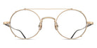 Matsuda® M3143 MTD M3143 Brushed Gold 46 - Brushed Gold Eyeglasses