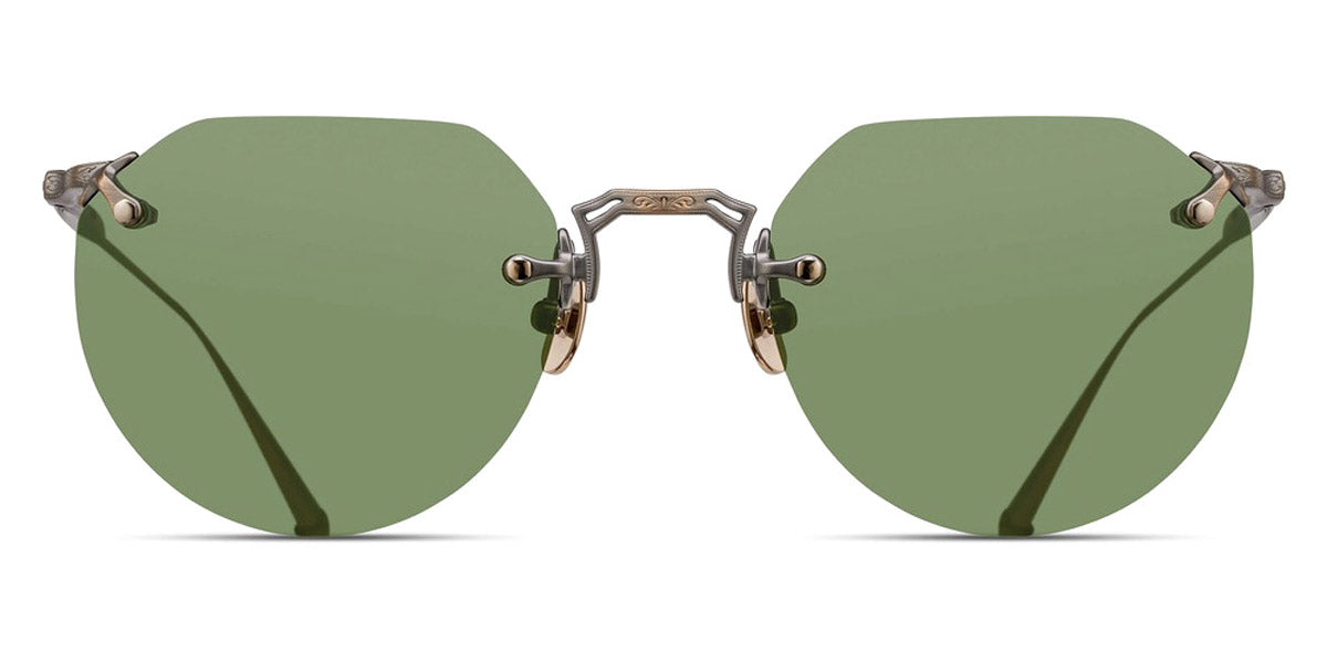 Matsuda® M5003 - Antique Gold/Sage Green Sunglasses