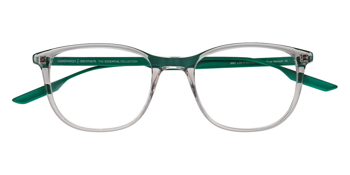 ProDesign Denmark® 3661 PDD 3661 6515 52 - Grey Light Transparent Eyeglasses