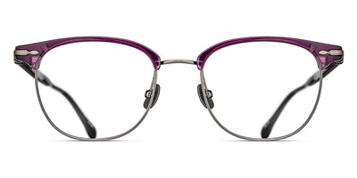 Matsuda® M2048 MTD M2048 Purple/Antique Silver 48 - Purple / Antique Silver Eyeglasses