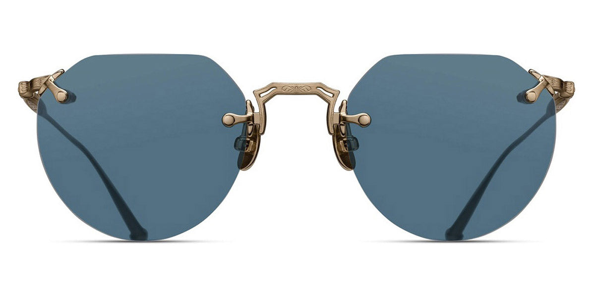 Matsuda® M5003 - Brushed Gold / Café Blue Gradient Sunglasses