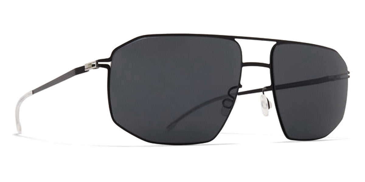 Mykita® SANTERI  Jet Black 59 - Jet Black/Darkgrey Solid Sunglasses