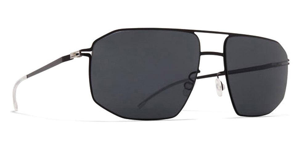 Mykita® SANTERI  Jet Black 59 - Jet Black/Darkgrey Solid Sunglasses