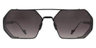 Philippe V® No17.2 PHI No17.2 Black Matt Frame Grey Flashed Gradient Lens 60 - Black Matt Frame - Grey Flashed Gradient Lens Sunglasses