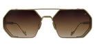 Philippe V® No17.2 PHI No17.2 Gold Frame Brown Gradient Lens 60 - Gold Frame - Brown Gradient Lens Sunglasses