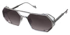 Philippe V® No17.2 PHI No17.2 Silver Frame Grey Gradient Lens 60 - Silver Frame - Grey Gradient Lens Sunglasses