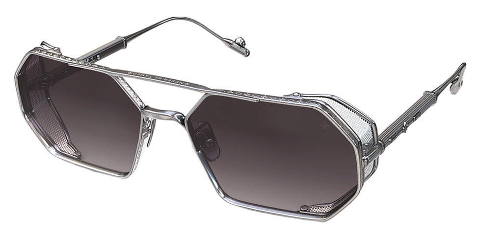 Philippe V® No17.2 PHI No17.2 Silver Frame Grey Gradient Lens 60 - Silver Frame - Grey Gradient Lens Sunglasses