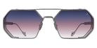 Philippe V® No17.2 PHI No17.2 Silver Frame Sunset83 Gradient Lens 60 - Silver Frame - Sunset83 Gradient Lens Sunglasses