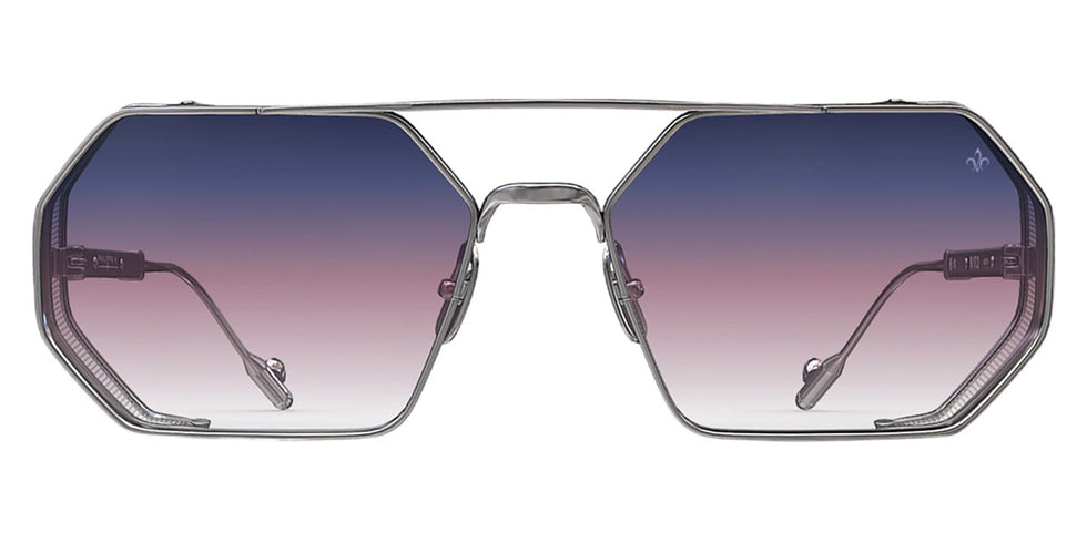 Philippe V® No17.2 PHI No17.2 Silver Frame Sunset83 Gradient Lens 60 - Silver Frame - Sunset83 Gradient Lens Sunglasses