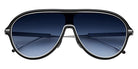Philippe V® No23 PHI No23 Black/Silver Frame Blue Gradient Lens 134 - Black / Silver Frame - Blue Gradient Lens Sunglasses