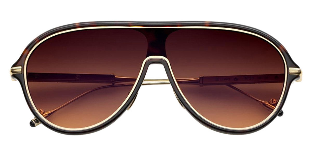 Philippe V® No23 PHI No23 Tort/Gold Frame Brown Gradient Lens 134 - Tort / Gold Frame - Brown Gradient Lens Sunglasses
