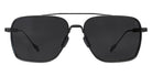 Philippe V® No25 PHI No25 Black Matt Frame Grey Lens 58 - Black Matt Frame - Grey Lens Sunglasses