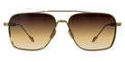 Philippe V® No25 PHI No25 Gold Frame Brown Gradient Lens 58 - Gold Frame - Brown Gradient Lens Sunglasses