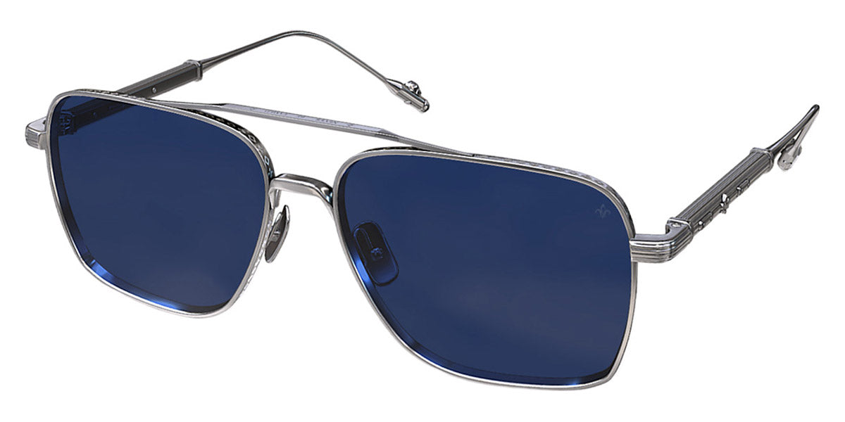 Philippe V® No25 PHI No25 Silver Frame Blue Polarised Lens 58 - Silver Frame - Blue Polarised Lens Sunglasses