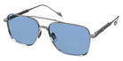 Philippe V® No25 PHI No25 Silver Frame Jelly Blue PTC Lens 58 - Silver Frame - Jelly Blue PTC Lens Sunglasses