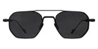 Philippe V® No26 PHI No26 Black Matt Frame Grey Lens 51 - Black Matt Frame - Grey Lens Sunglasses
