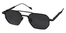 Philippe V® No26 PHI No26 Black Matt Frame Grey Lens 51 - Black Matt Frame - Grey Lens Sunglasses
